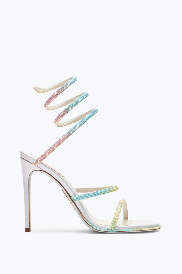 jeweled cleo burano sandal with crystals 105 rene caovilla