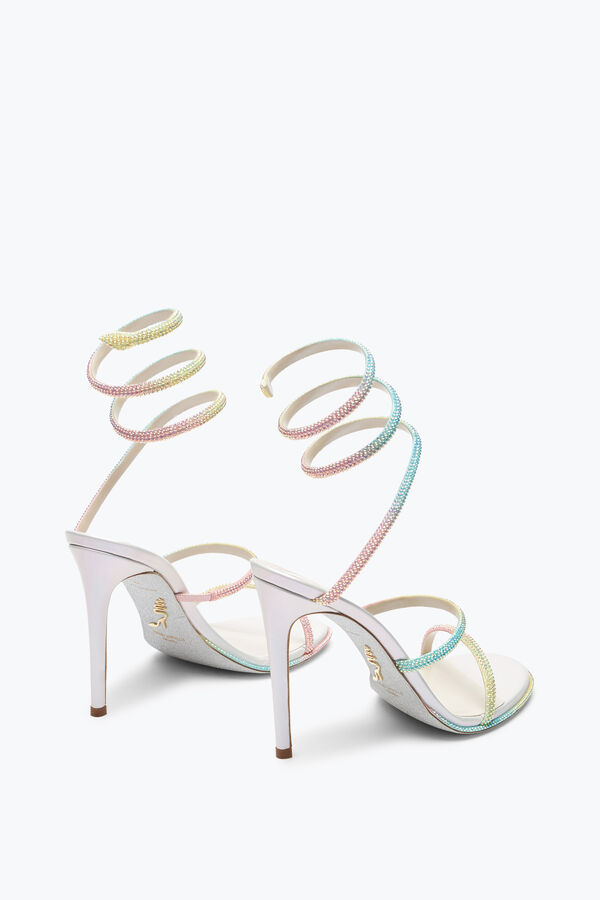 jeweled cleo burano sandal with crystals 105 rene caovilla