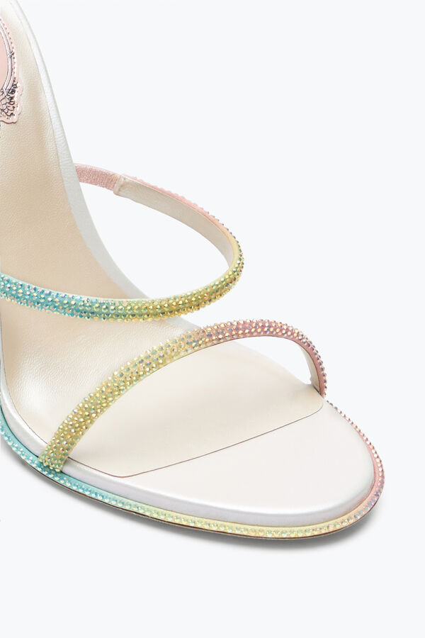jeweled cleo burano sandal with crystals 105 rene caovilla