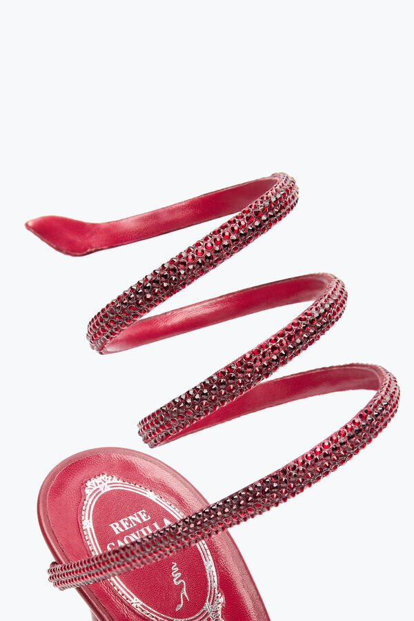 jeweled margot burgundy sandal 105 rene caovilla