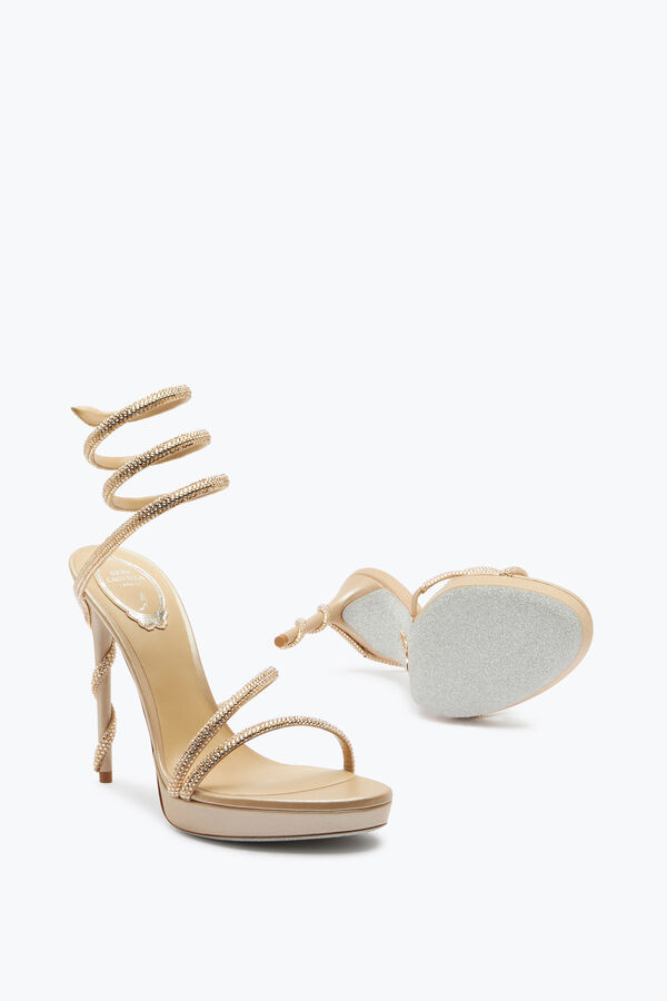 jeweled margot champagne platform sandal 120 rene caovilla