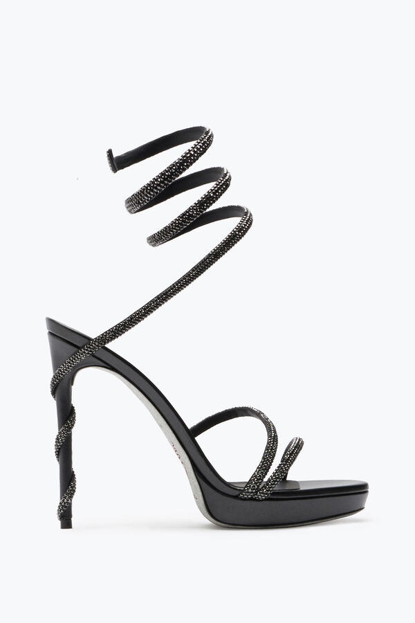 jeweled margot crystal black platform sandal 120 rene caovilla