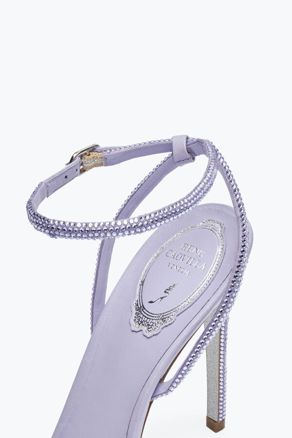 jeweled ellabrita crystal lavender sandal 105 rene caovilla