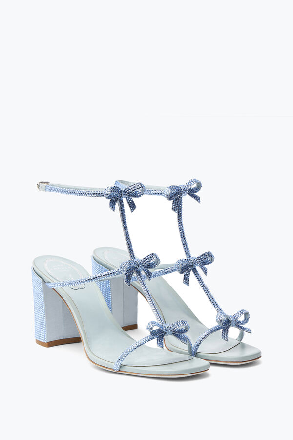 jeweled caterina crystal powder blue sandal 80 rene caovilla