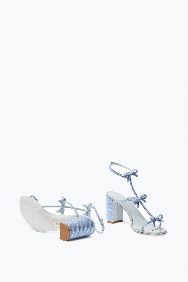jeweled caterina crystal powder blue sandal 80 rene caovilla