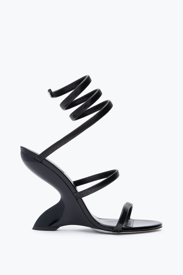 jeweled symphony black sandal 105 rene caovilla