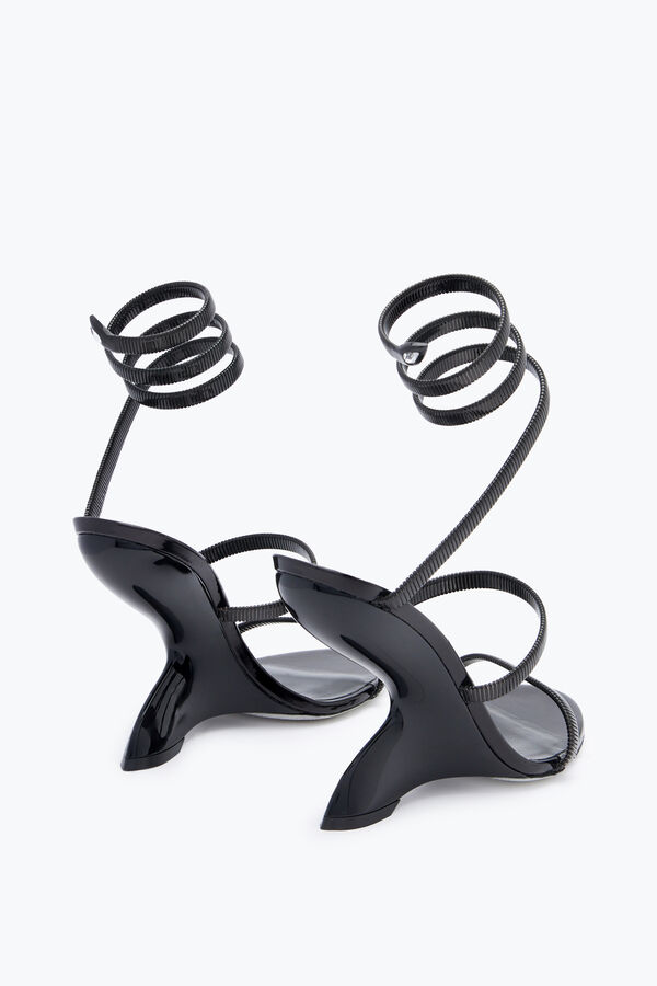 jeweled symphony black sandal 105 rene caovilla