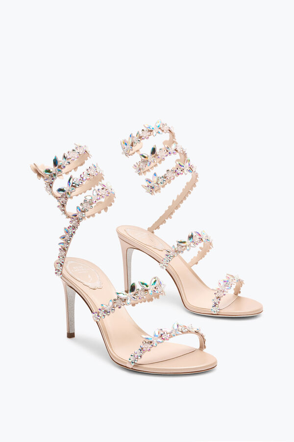 jeweled eden nude sandal 80 rene caovilla