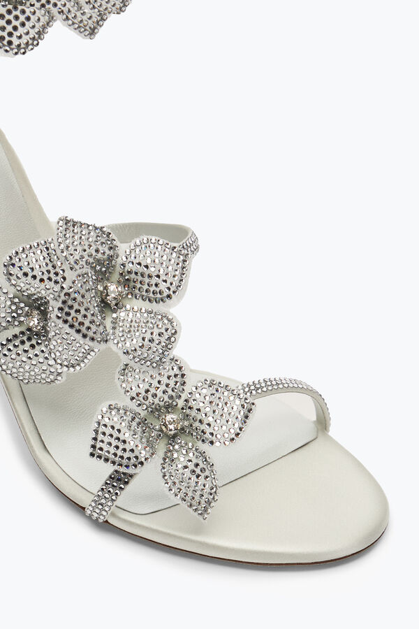 jeweled floriane white sandal 80 rene caovilla