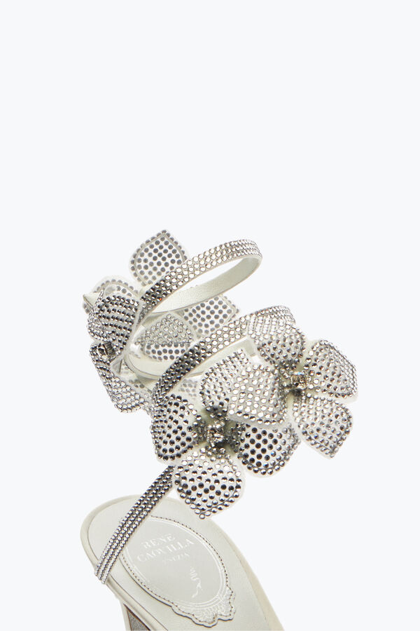 jeweled floriane white sandal 80 rene caovilla