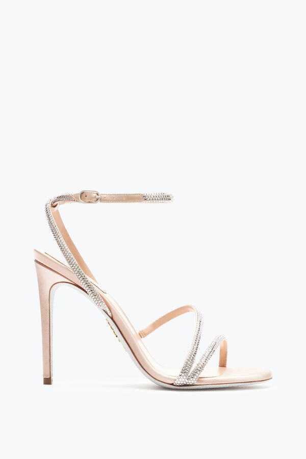 jeweled irina nude sandal with crystals 105 rene caovilla