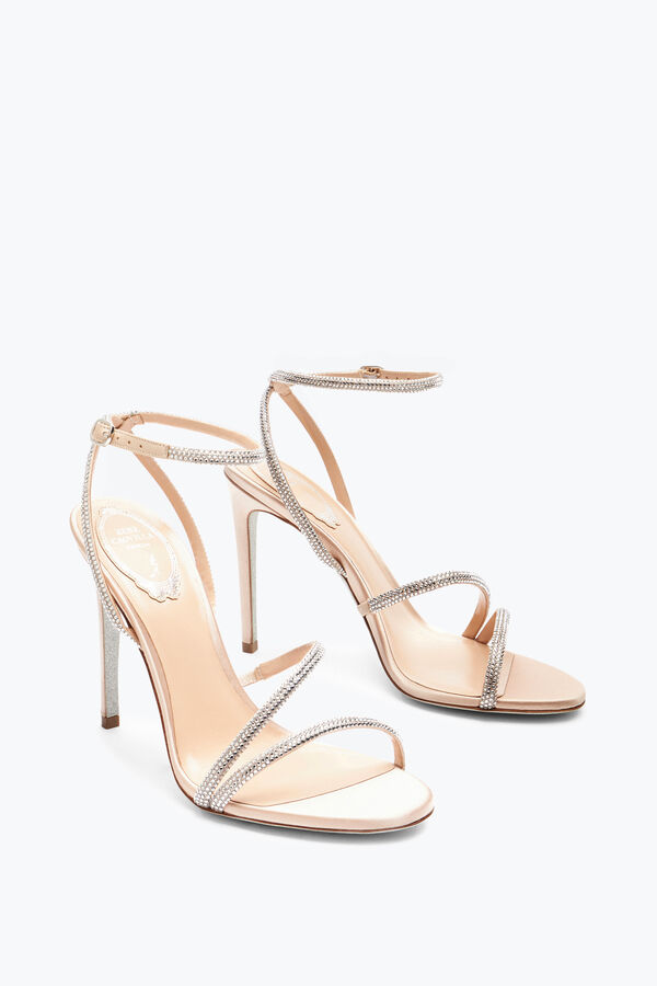 jeweled irina nude sandal with crystals 105 rene caovilla