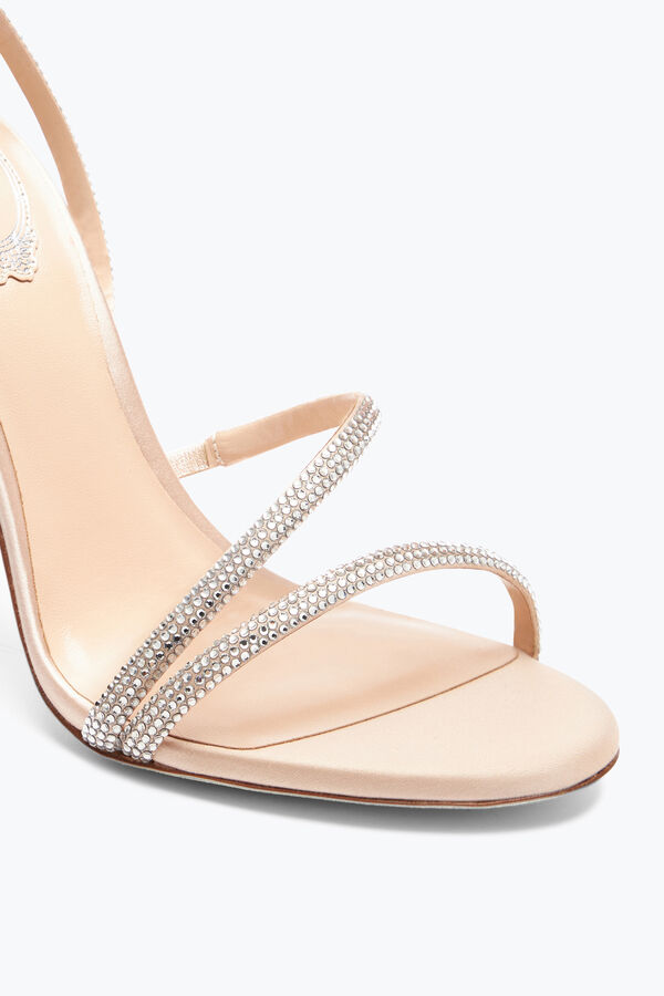 jeweled irina nude sandal with crystals 105 rene caovilla