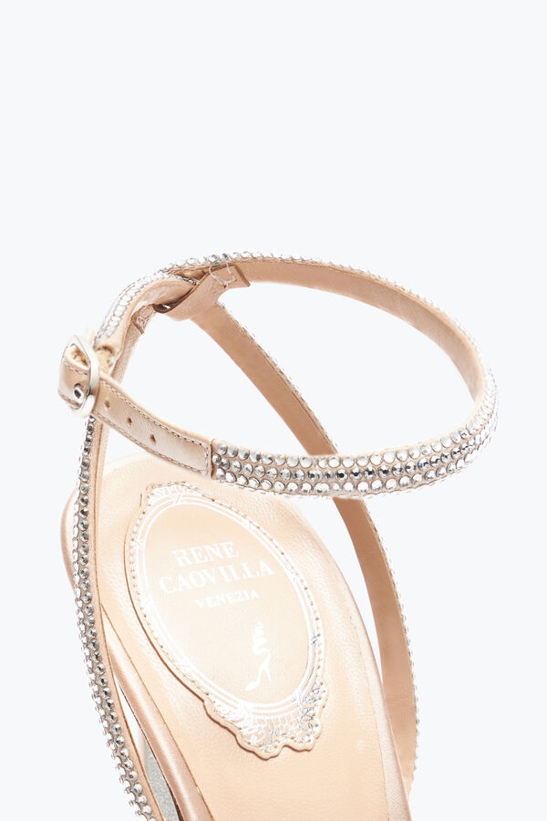jeweled irina nude sandal with crystals 105 rene caovilla