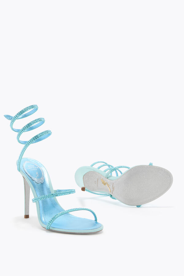 jeweled cleo aqua sandal 105 rene caovilla