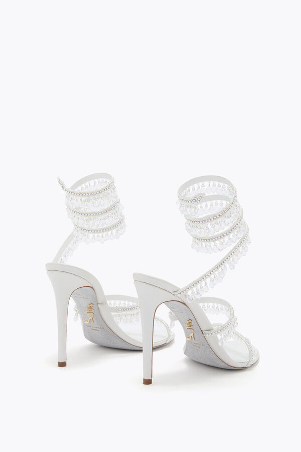 jeweled chandelier white sandal 105 rene caovilla