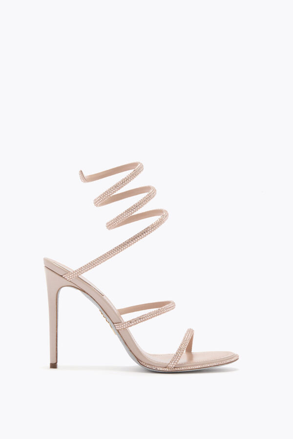 jeweled cleo nude sandal 105 rene caovilla