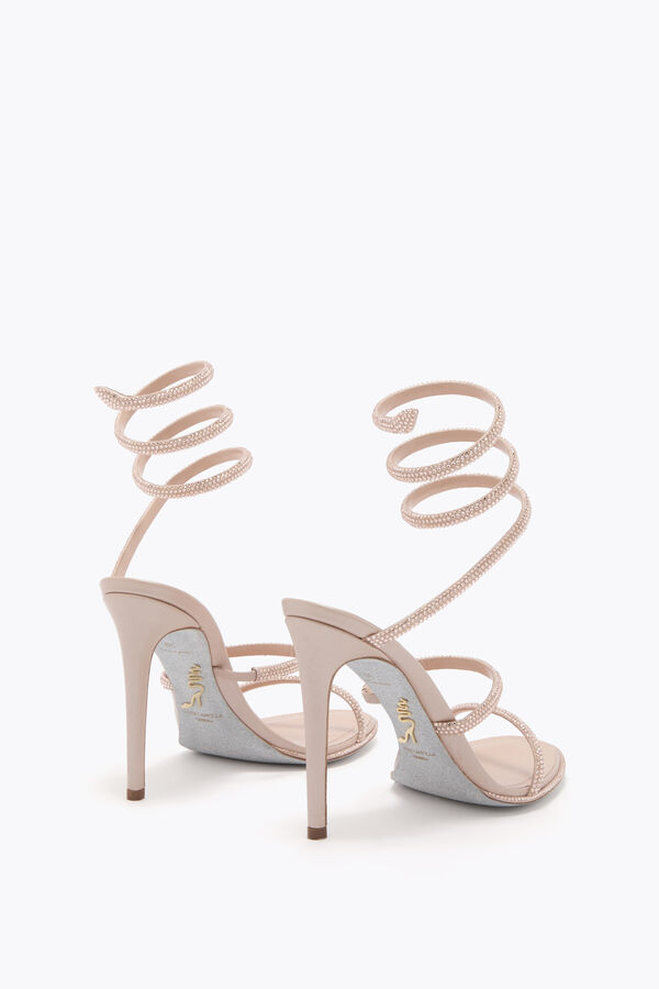 jeweled cleo nude sandal 105 rene caovilla