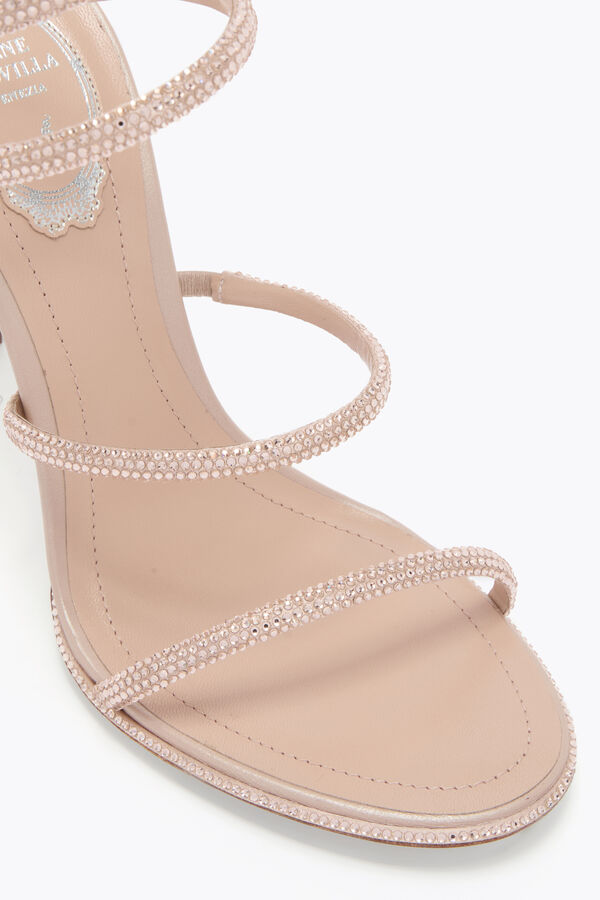jeweled cleo nude sandal 105 rene caovilla