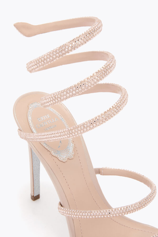 jeweled cleo nude sandal 105 rene caovilla