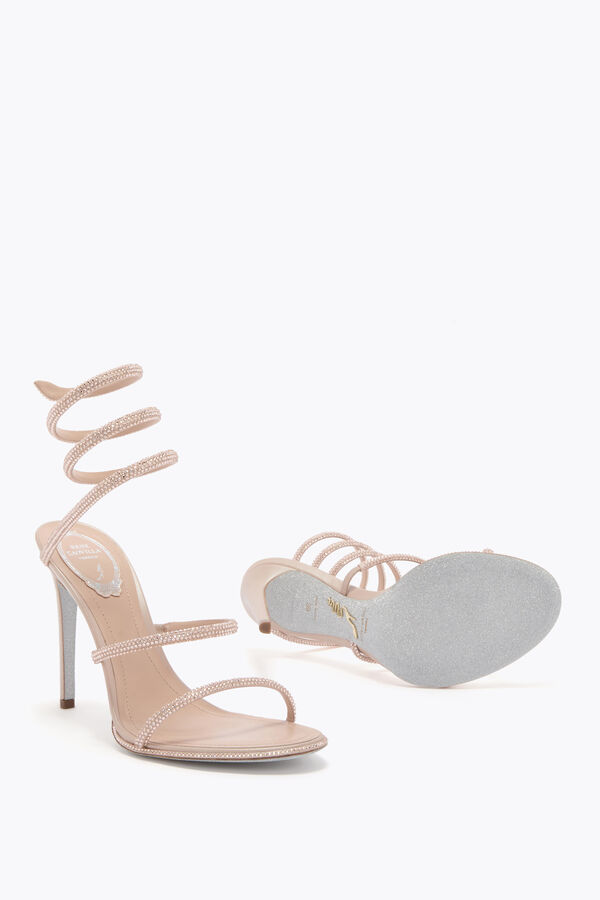 jeweled cleo nude sandal 105 rene caovilla