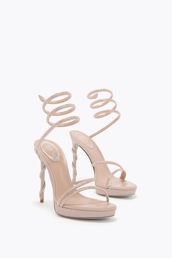 jeweled margot nude platform sandal 120 rene caovilla