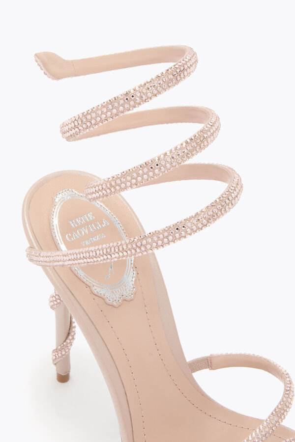 jeweled margot nude platform sandal 120 rene caovilla