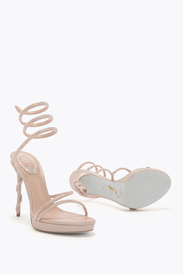 jeweled margot nude platform sandal 120 rene caovilla