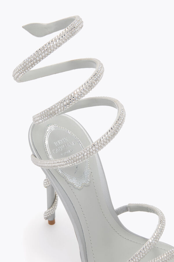 jeweled margot pearl grey platform sandal 120 rene caovilla