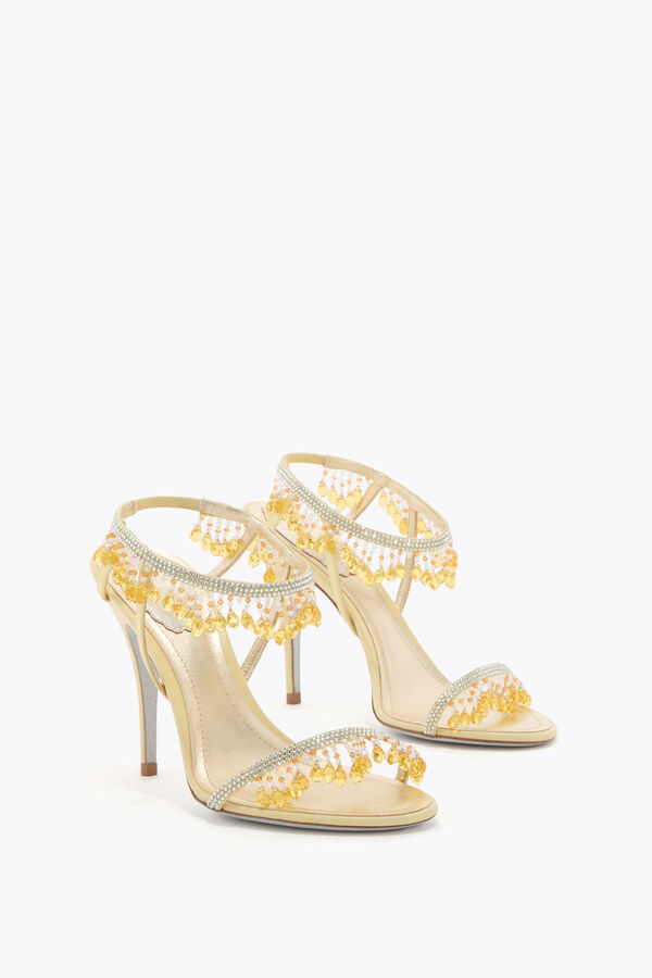jeweled jahanara pastel yellow sandal 100 rene caovilla