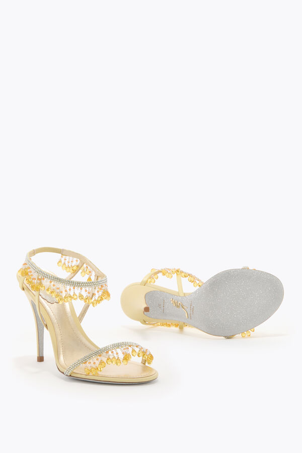 jeweled jahanara pastel yellow sandal 100 rene caovilla