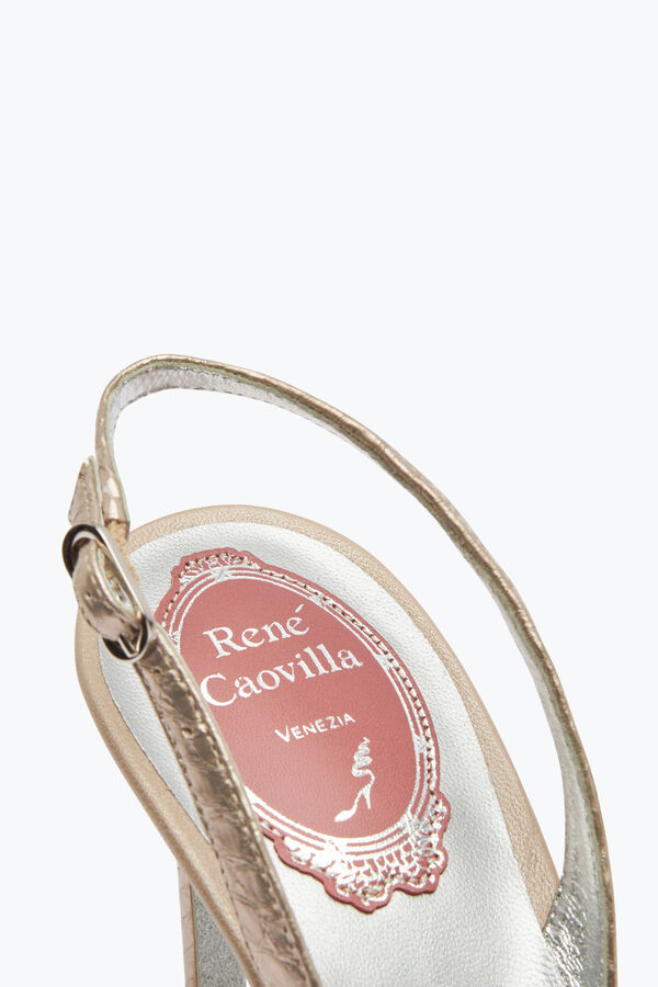 jeweled jewel slingbacks in lace venezianan 75 rene caovilla