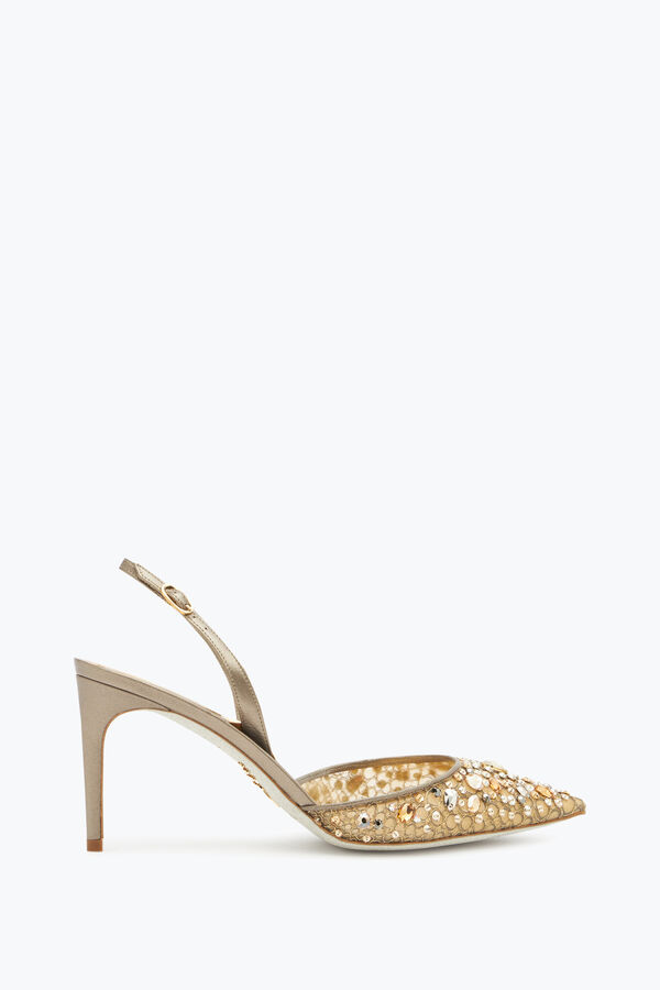 jeweled cinderella bronze slingback 80 rene caovilla