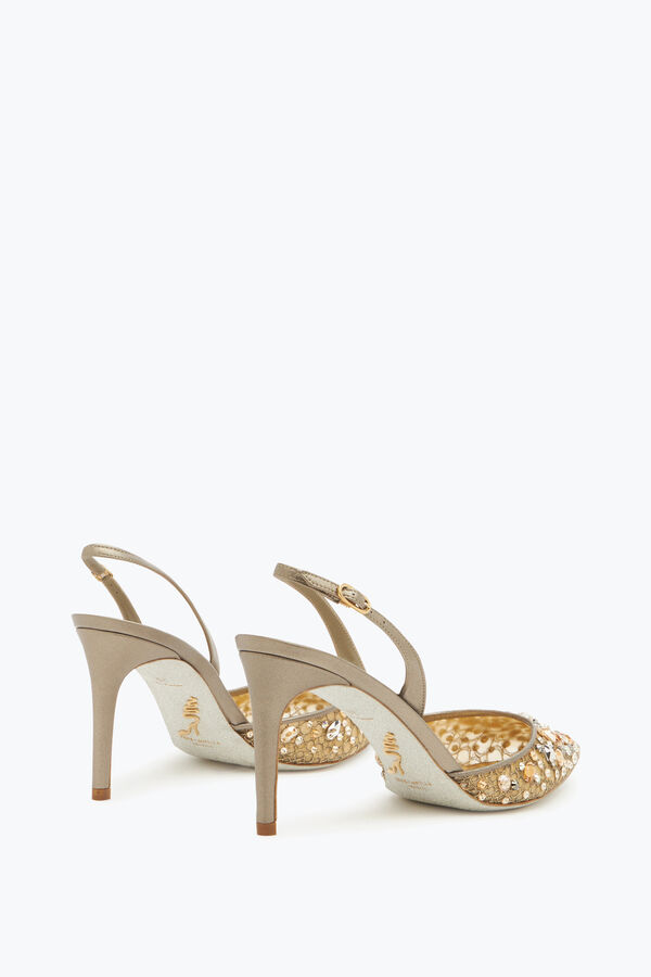 jeweled cinderella bronze slingback 80 rene caovilla