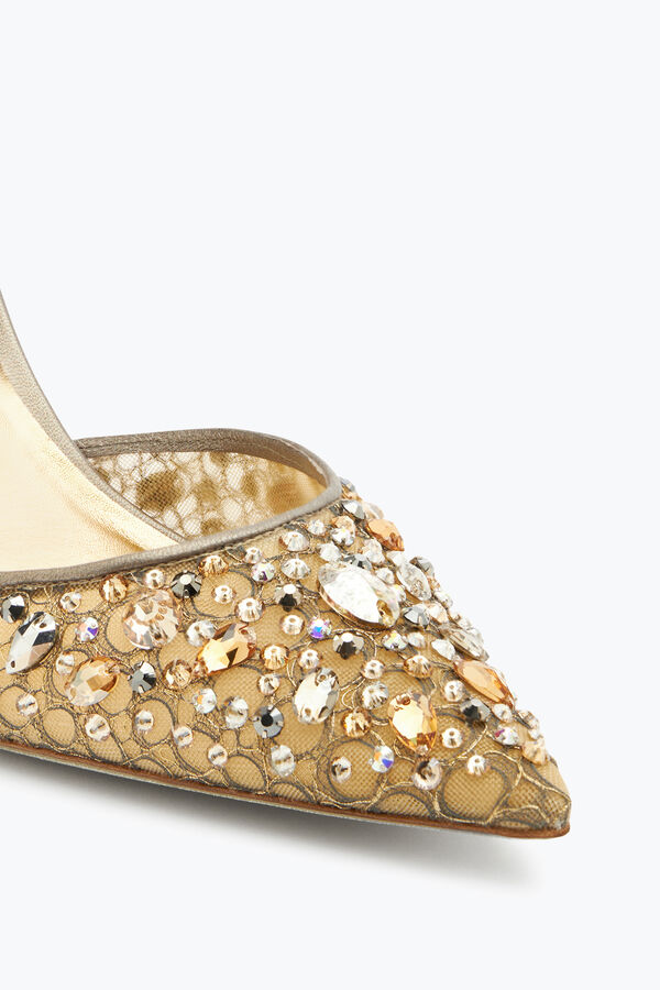 jeweled cinderella bronze slingback 80 rene caovilla