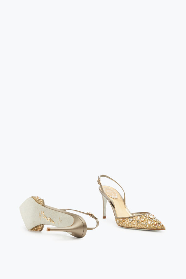 jeweled cinderella bronze slingback 80 rene caovilla