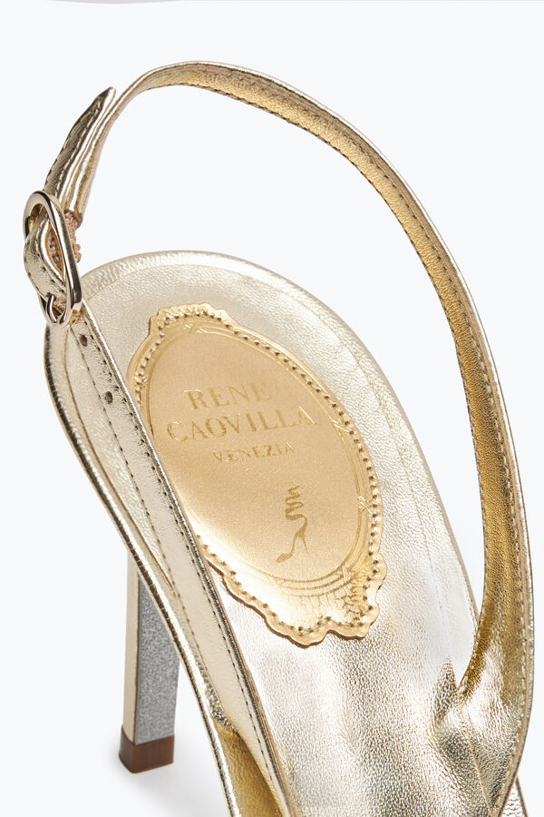 jeweled cinderella golden slingback 80 rene caovilla