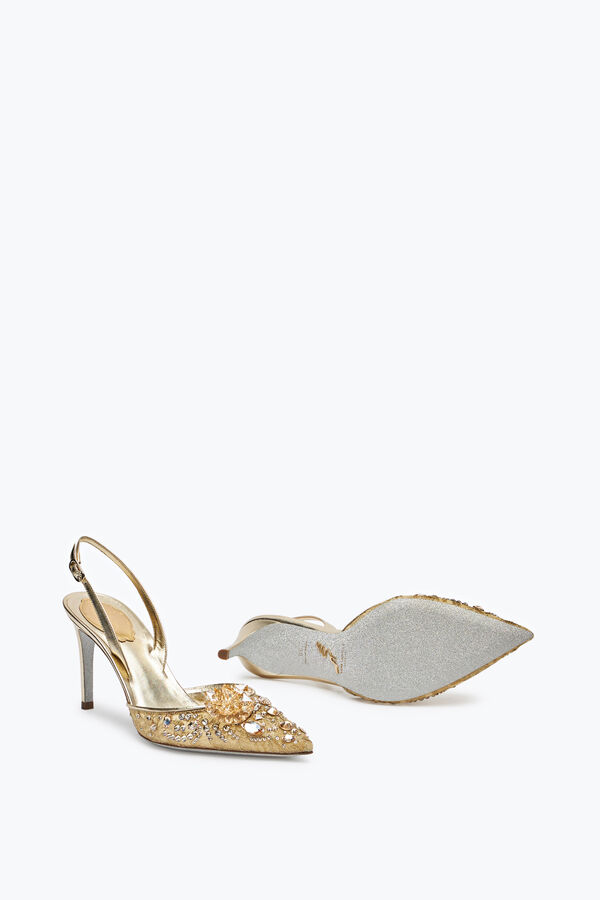 jeweled cinderella golden slingback 80 rene caovilla