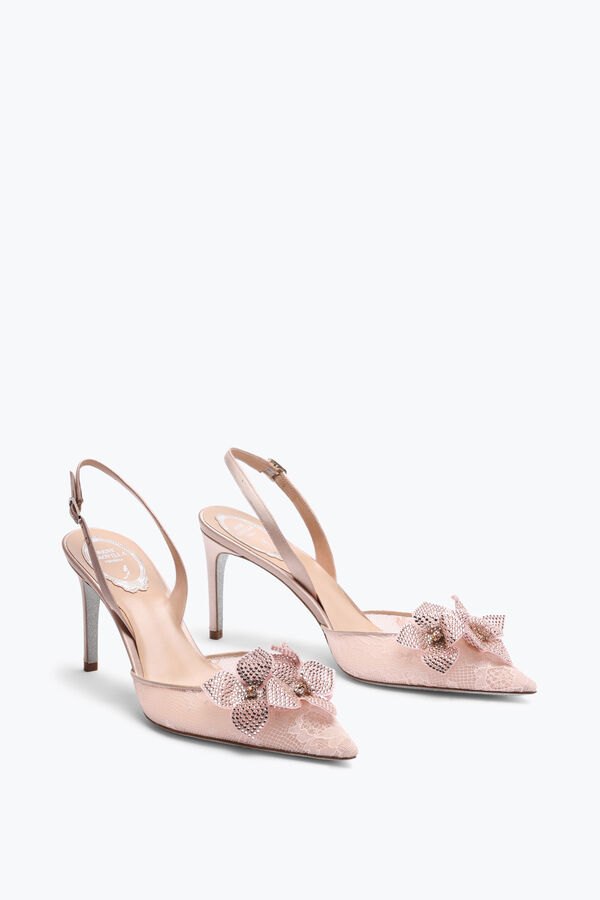 jeweled floriane powder pink slingback 80 rene caovilla