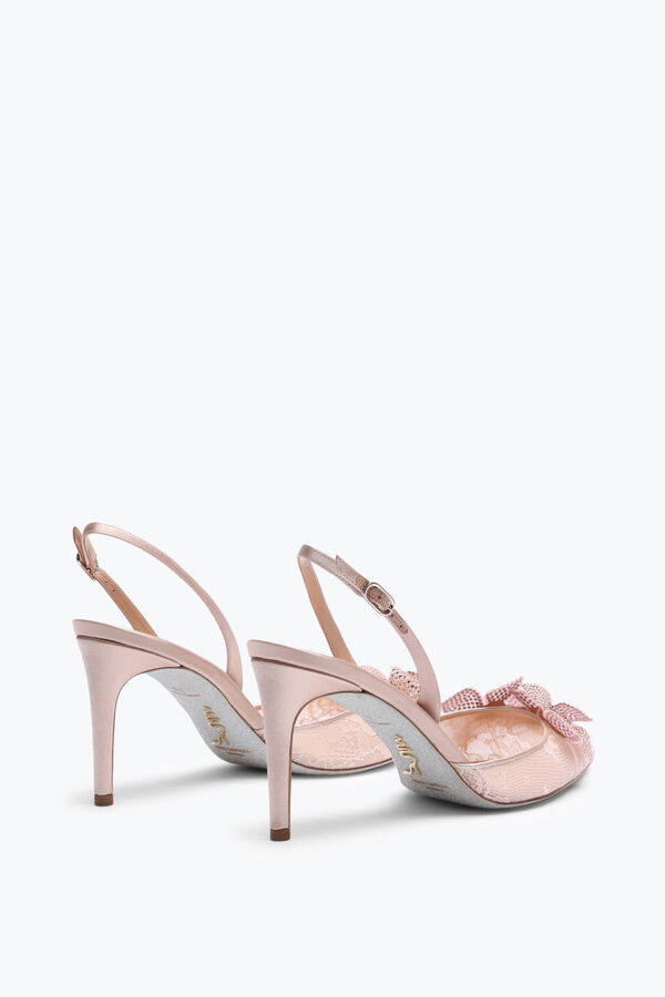 jeweled floriane powder pink slingback 80 rene caovilla