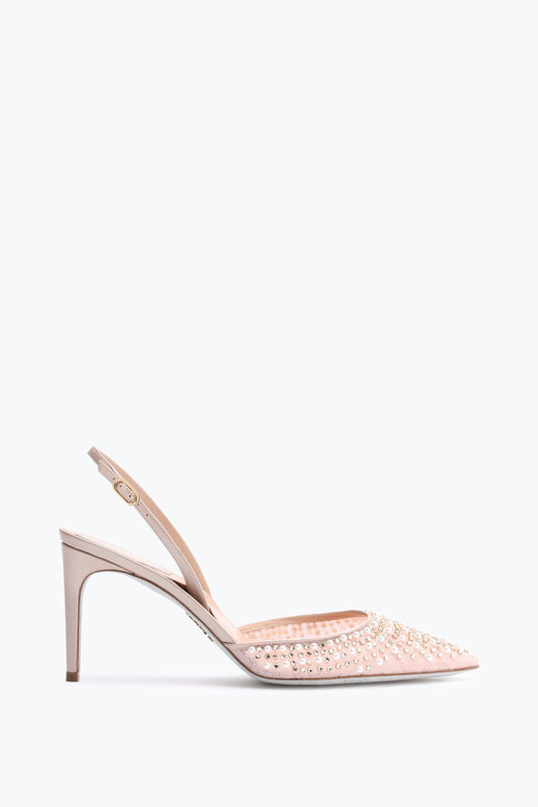 jeweled aretha nude slingback 80 rene caovilla