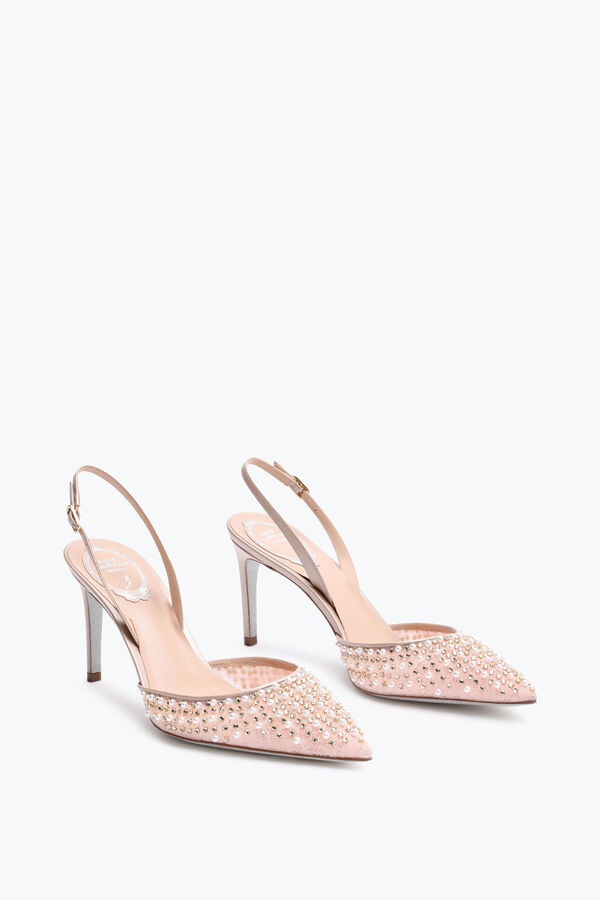 jeweled aretha nude slingback 80 rene caovilla
