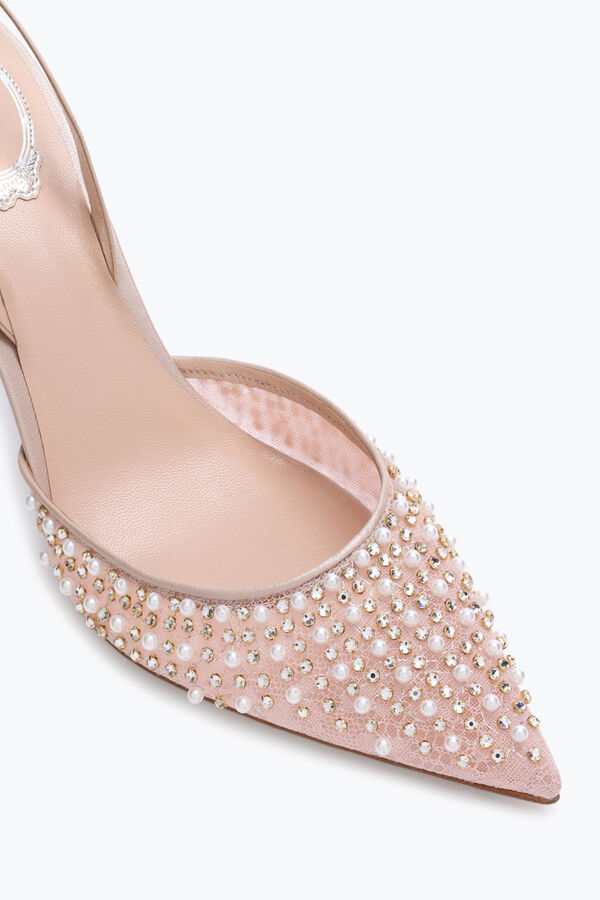 jeweled aretha nude slingback 80 rene caovilla