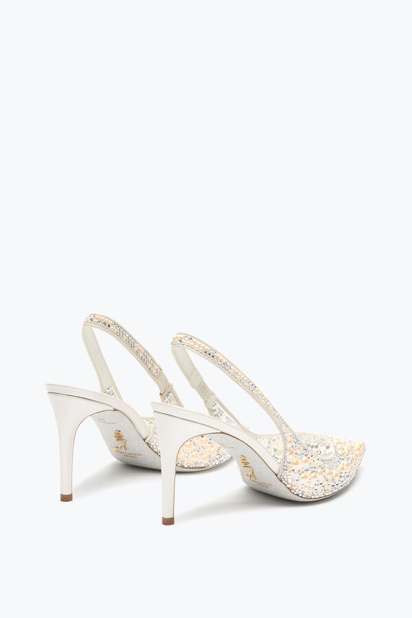 jeweled pearl white slingback 80 rene caovilla