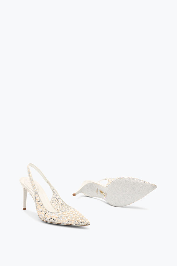 jeweled pearl white slingback 80 rene caovilla