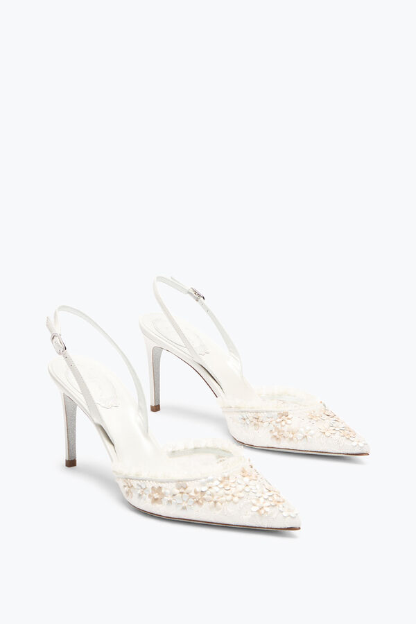 jeweled bloom white slingback 80 rene caovilla