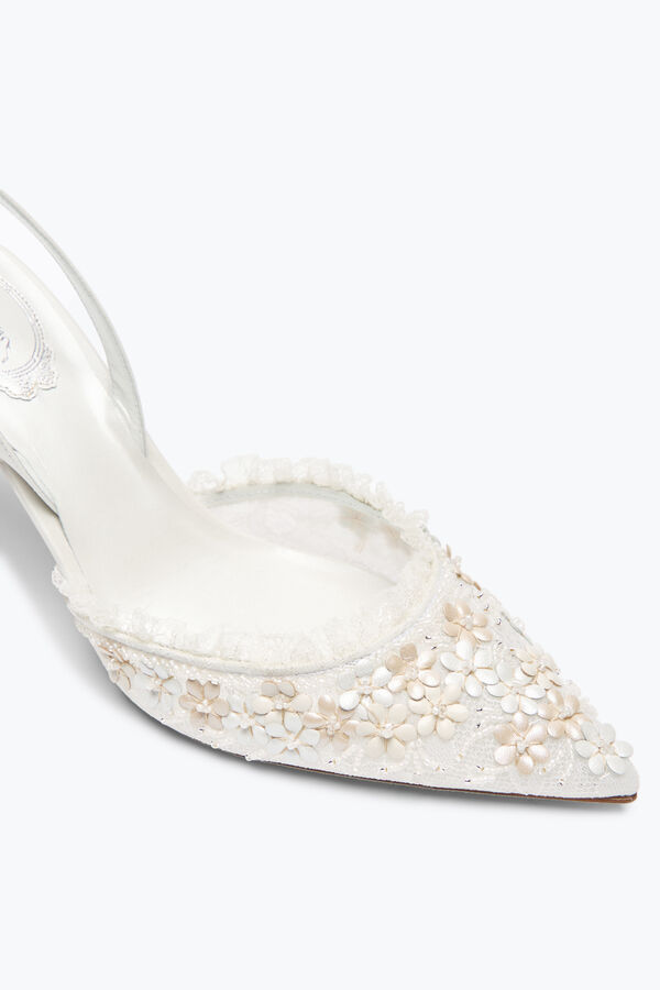 jeweled bloom white slingback 80 rene caovilla