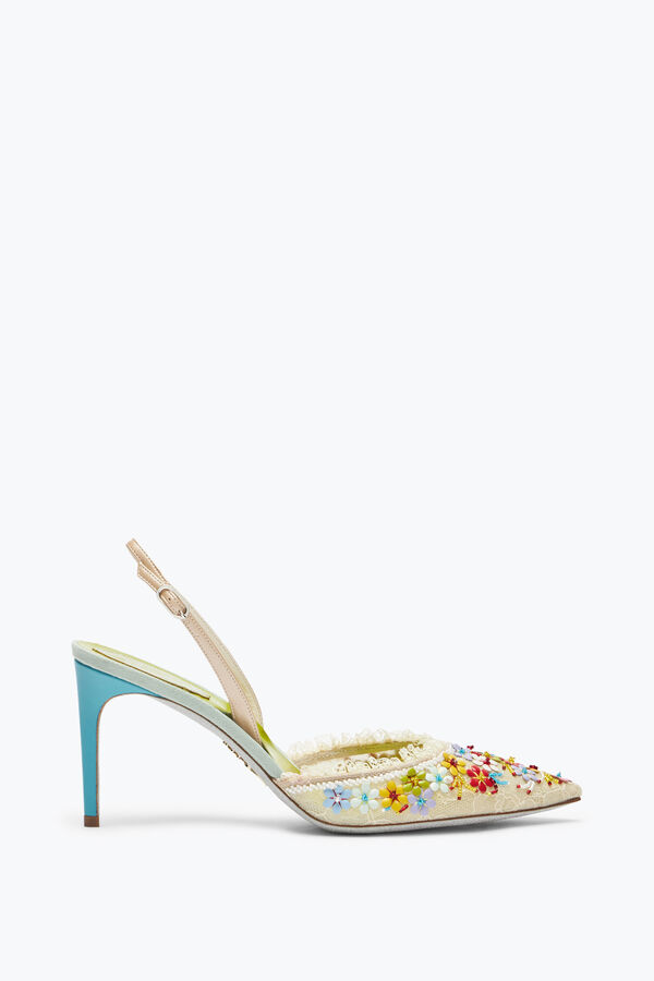 jeweled bloom slingback 80 rene caovilla