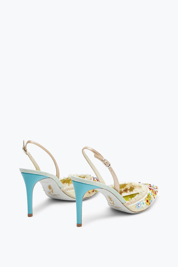 jeweled bloom slingback 80 rene caovilla