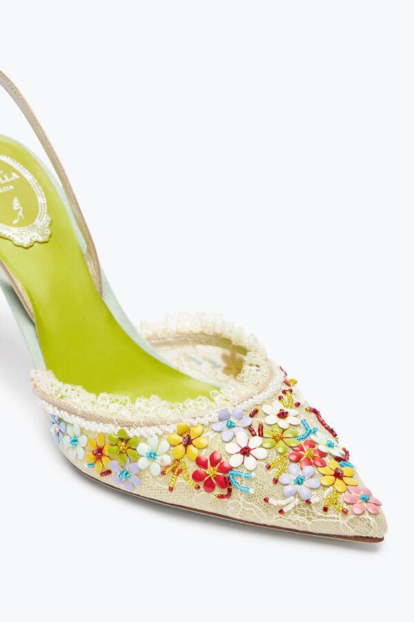 jeweled bloom slingback 80 rene caovilla